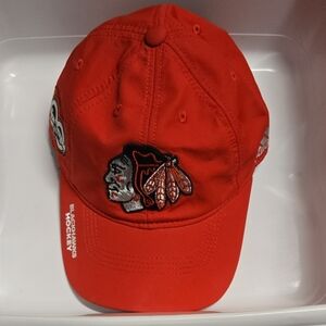 Adidas Red Blackhawks Hat